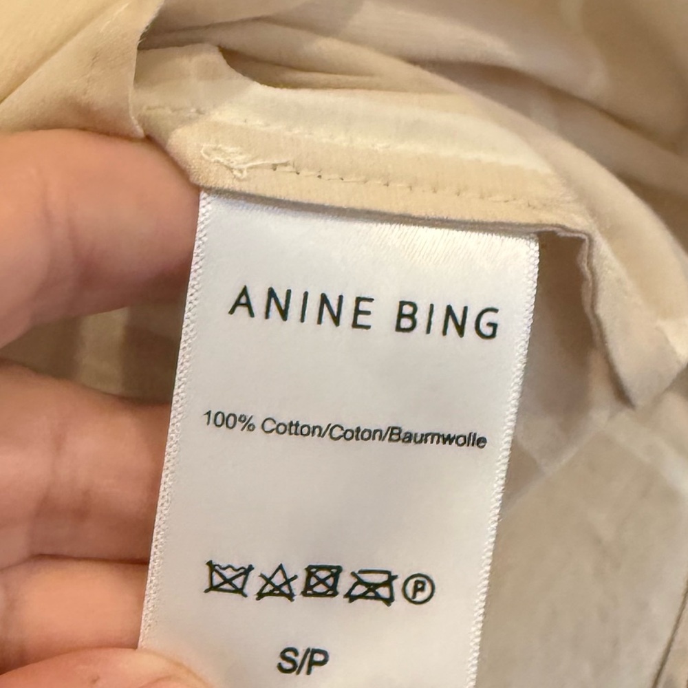 Anine Bing Allie Button Up Shirt - Picture 6 of 7